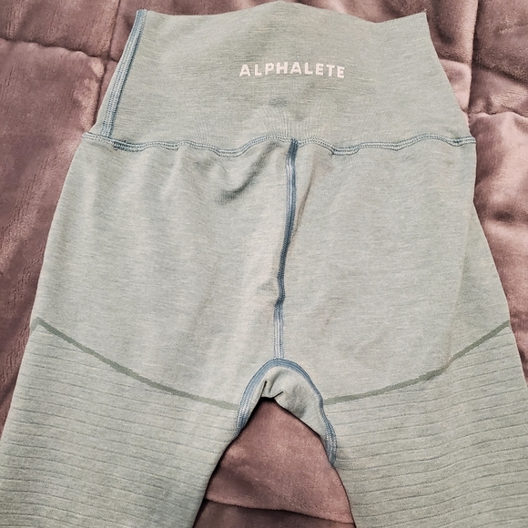Alphalete OG Revival Legging Jade Green Small - Picture 3 of 5